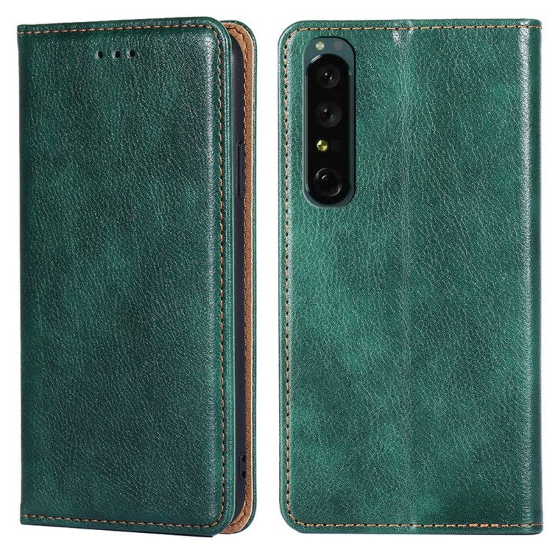 Flip Case Für Sony Xperia 1 IV Vintage-design