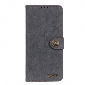 Flip Case Für Sony Xperia 1 IV Vintage Khazneh Spaltleder