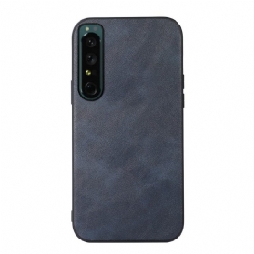 Hülle Für Sony Xperia 1 IV Leder-styling