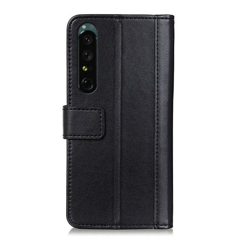 Lederhüllen Für Sony Xperia 1 IV Leder-styling