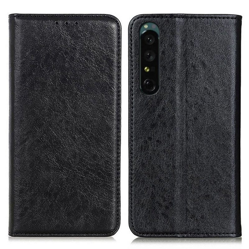 Schutzhülle Für Sony Xperia 1 IV Flip Case Strukturiert