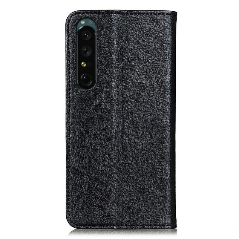 Schutzhülle Für Sony Xperia 1 IV Flip Case Strukturiert