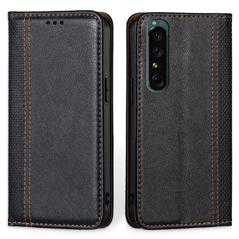 Schutzhülle Für Sony Xperia 1 IV Flip Case Vintage-kunstleder