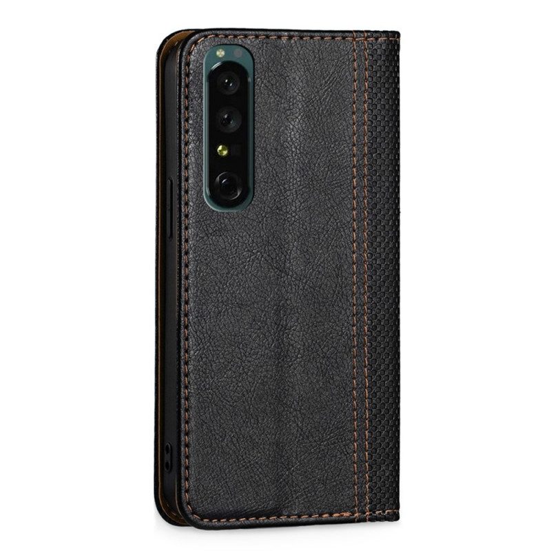 Schutzhülle Für Sony Xperia 1 IV Flip Case Vintage-kunstleder