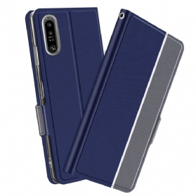 Schutzhülle Für Sony Xperia 1 IV Flip Case Zweifarbiges Baiyu