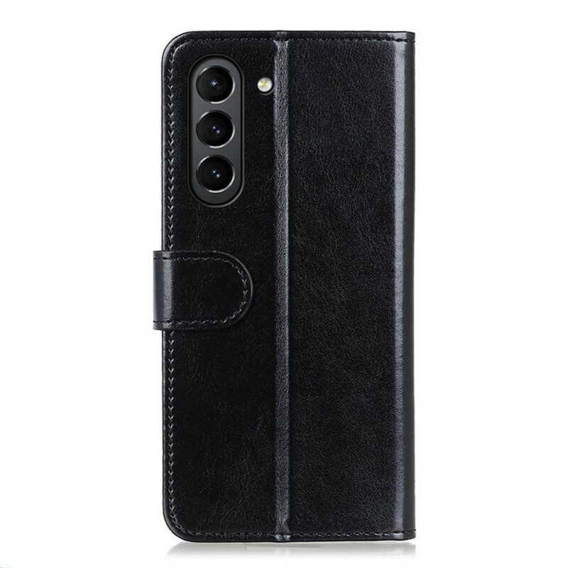 Flip Case Für Samsung Galaxy S21 FE Gefrorene Finesse