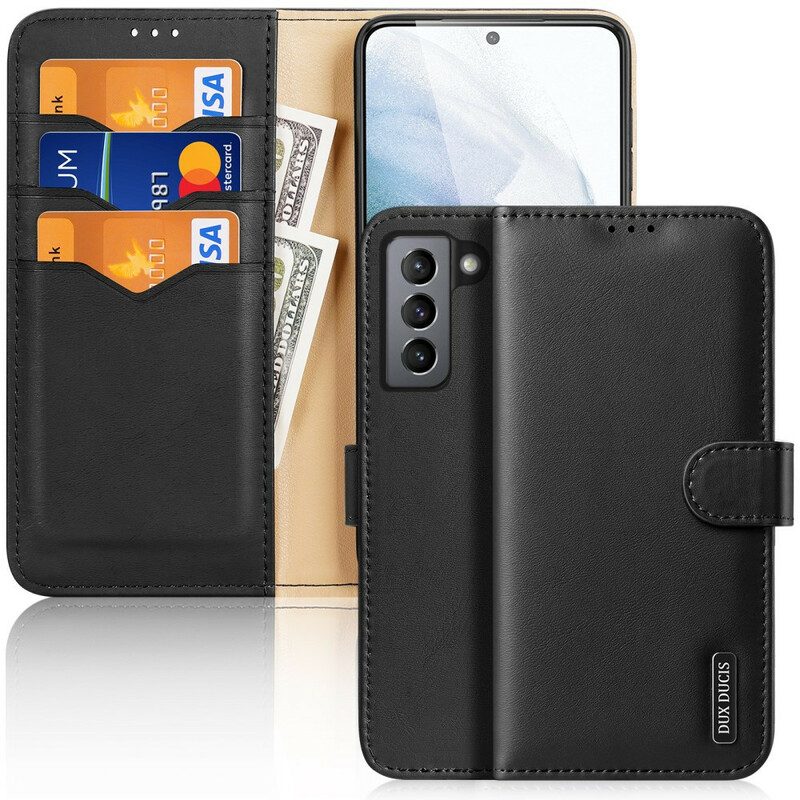 Flip Case Für Samsung Galaxy S21 FE Hivo-serie Dux Ducis