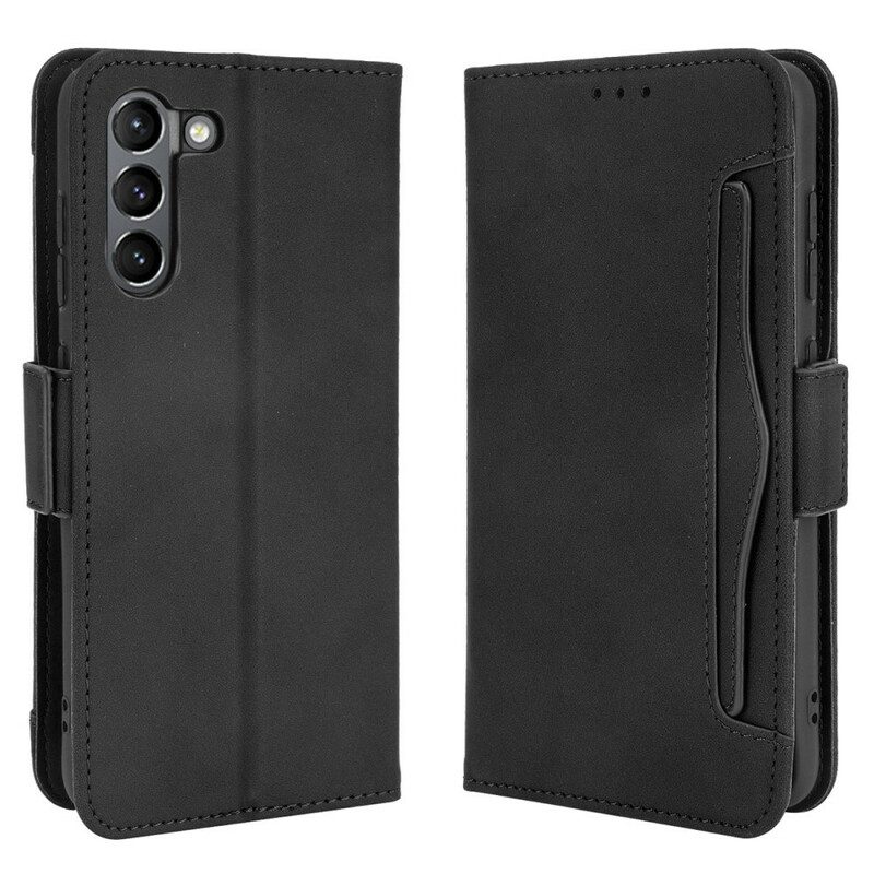 Flip Case Für Samsung Galaxy S21 FE Multi-card Premier Class