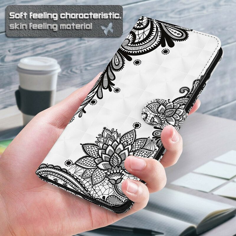 Flip Case Für Samsung Galaxy S21 FE Schicke Spitze