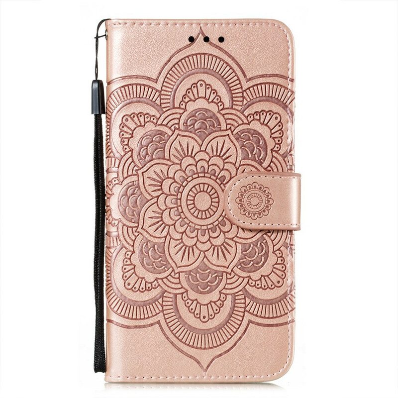 Flip Case Für Samsung Galaxy S21 FE Vollständiges Mandala