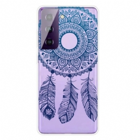 Hülle Für Samsung Galaxy S21 FE Einzelnes Blumenmandala