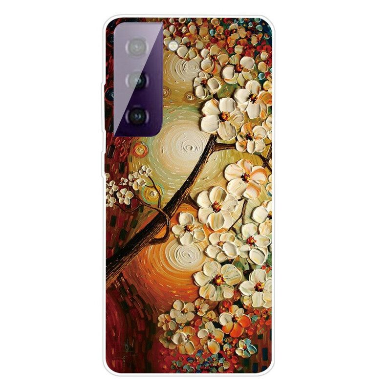 Hülle Für Samsung Galaxy S21 FE Flexible Blumen