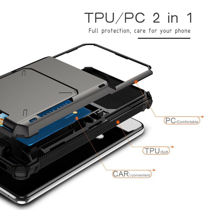 Hülle Für Samsung Galaxy S21 FE Kartenhalter Im Flip-stil