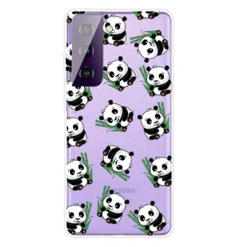 Hülle Für Samsung Galaxy S21 FE Kleine Pandas