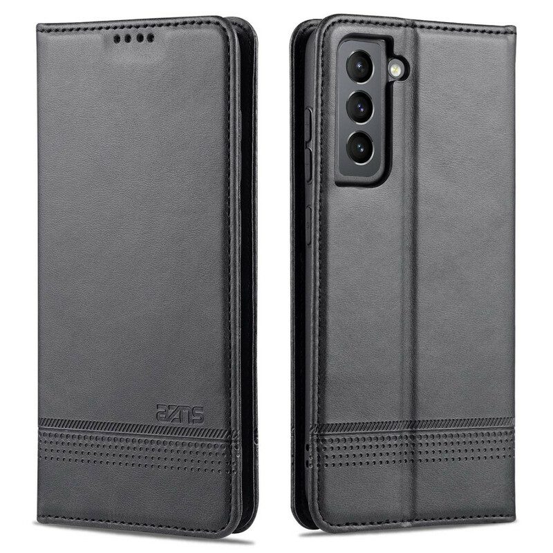 Schutzhülle Für Samsung Galaxy S21 FE Flip Case Azns Leder-styling