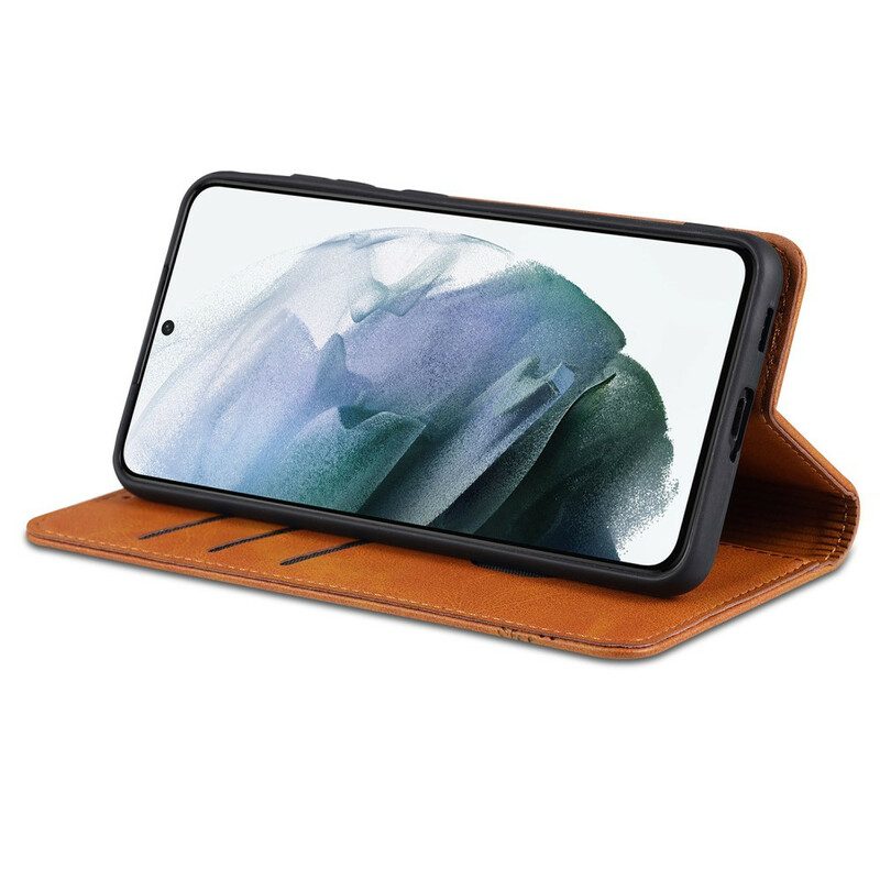 Schutzhülle Für Samsung Galaxy S21 FE Flip Case Azns Leder-styling