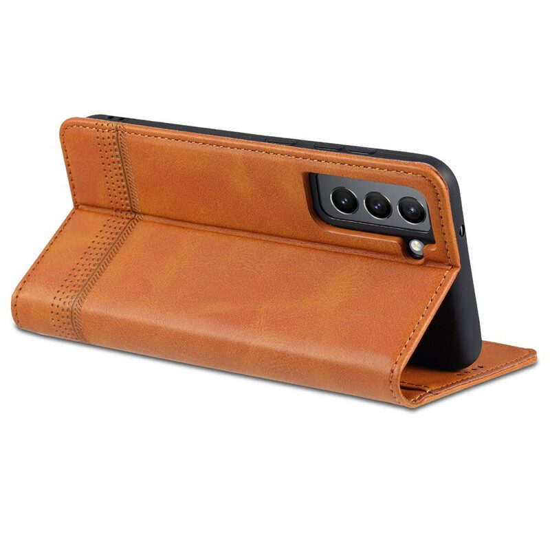 Schutzhülle Für Samsung Galaxy S21 FE Flip Case Azns Leder-styling