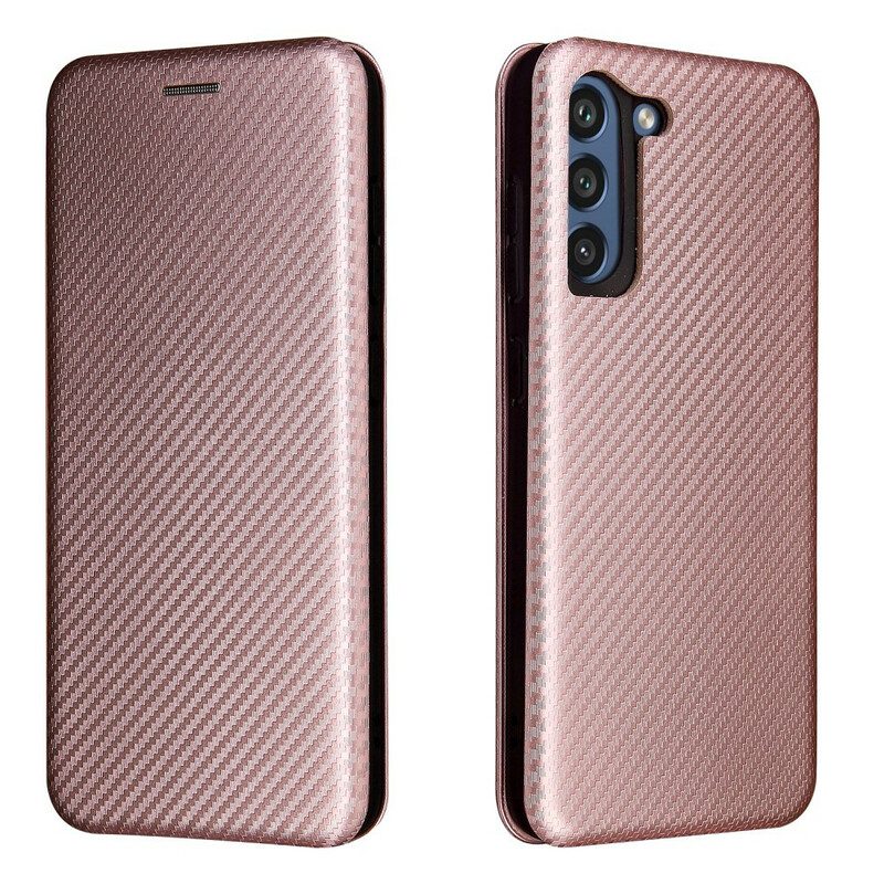 Schutzhülle Für Samsung Galaxy S21 FE Flip Case Kohlefaser