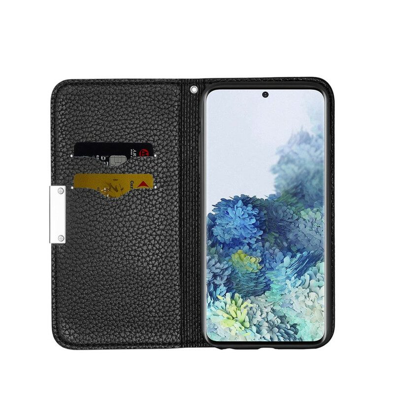 Schutzhülle Für Samsung Galaxy S21 FE Flip Case Kunstleder Litschi Ultra Chic