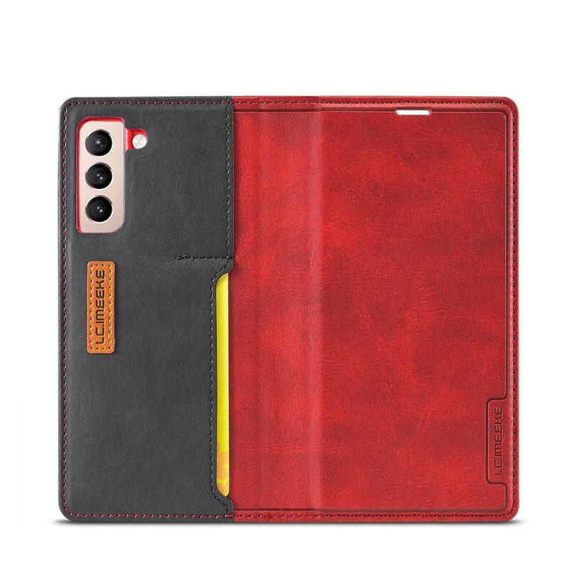 Schutzhülle Für Samsung Galaxy S21 FE Flip Case Lc-001 Serie Lc.imeeke