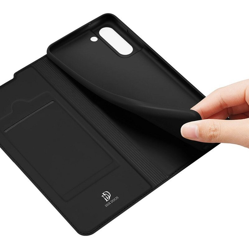 Schutzhülle Für Samsung Galaxy S21 FE Flip Case Skin Pro Dux Ducis