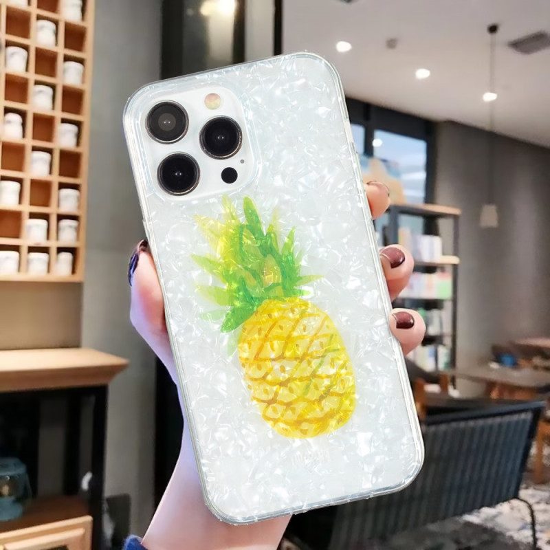 Hülle Für iPhone 15 Pro Max Ananas