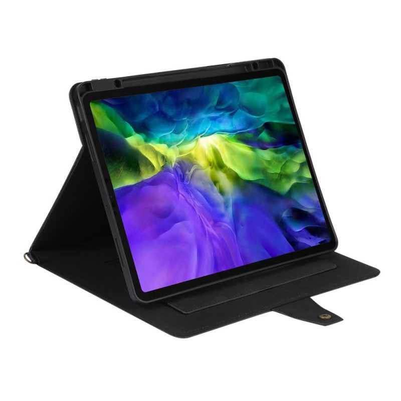 Flip Case Für iPad Pro 11" (2022) Rfid-schultergurt