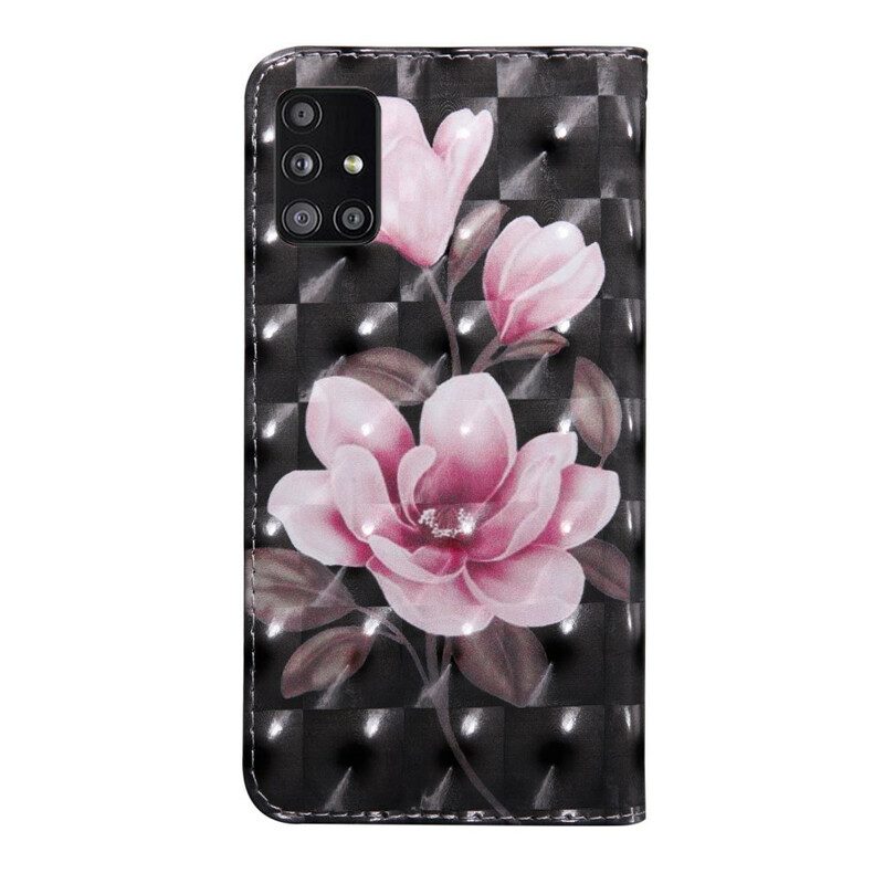 Flip Case Für Samsung Galaxy A51 5G Blühende Blumen