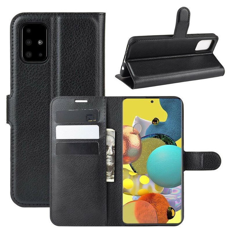 Flip Case Für Samsung Galaxy A51 5G Klassisch