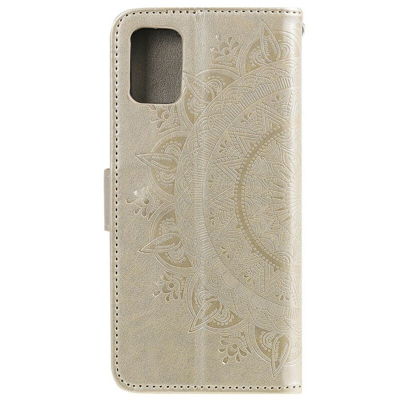 Flip Case Für Samsung Galaxy A51 5G Sonnenmandala