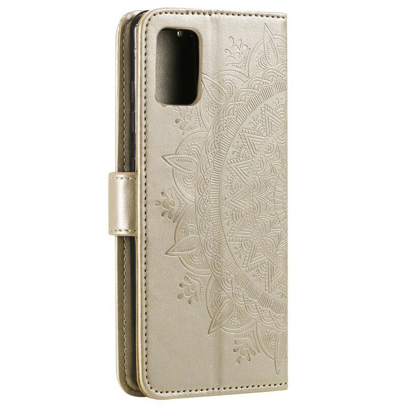 Flip Case Für Samsung Galaxy A51 5G Sonnenmandala