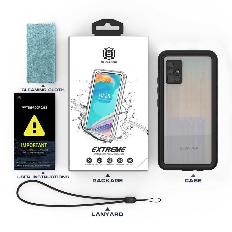 Handyhülle Für Samsung Galaxy A51 5G Wasserdichte Shellbox