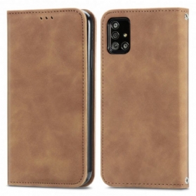 Schutzhülle Für Samsung Galaxy A51 5G Flip Case Vintage-kunstleder