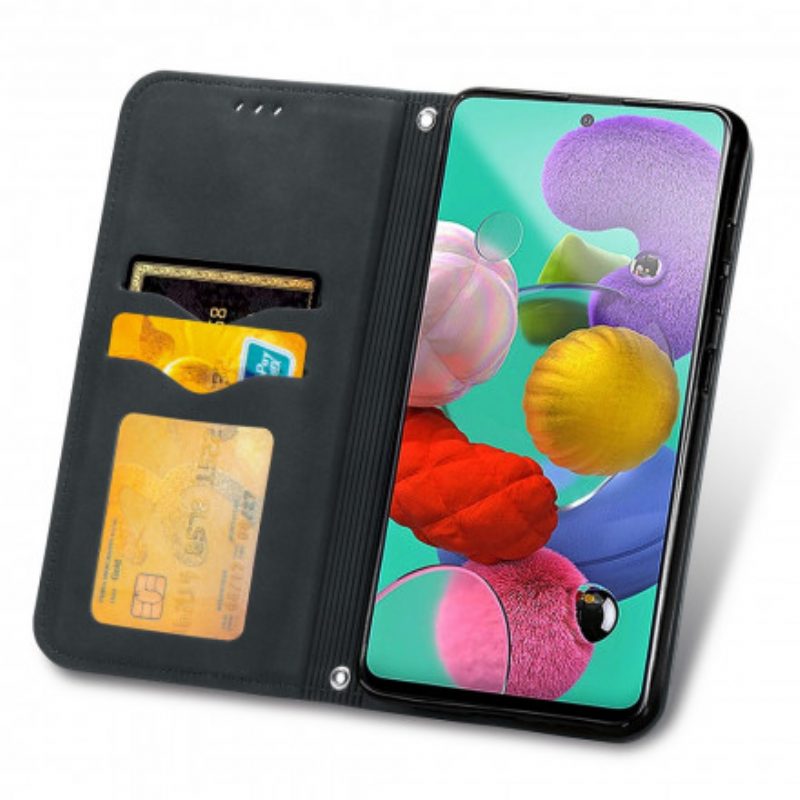 Schutzhülle Für Samsung Galaxy A51 5G Flip Case Vintage-kunstleder