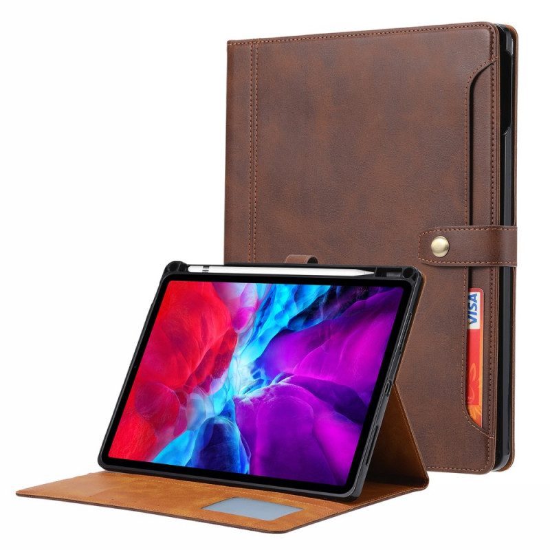 Flip Case Für iPad Pro 12.9" (2020) Business-stil Mit Riemen