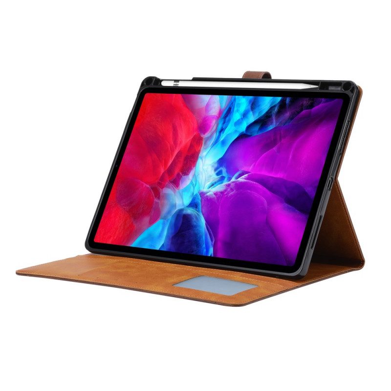 Flip Case Für iPad Pro 12.9" (2020) Business-stil Mit Riemen