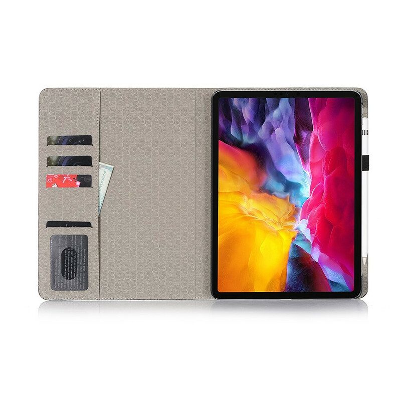 Flip Case Für iPad Pro 12.9" (2020) Krokodilleder