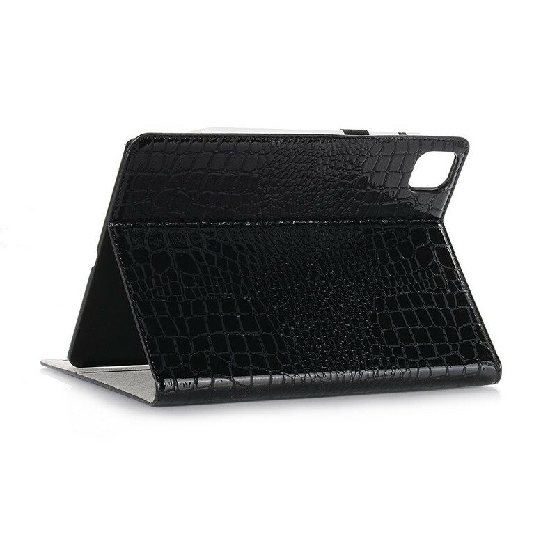 Flip Case Für iPad Pro 12.9" (2020) Krokodilleder