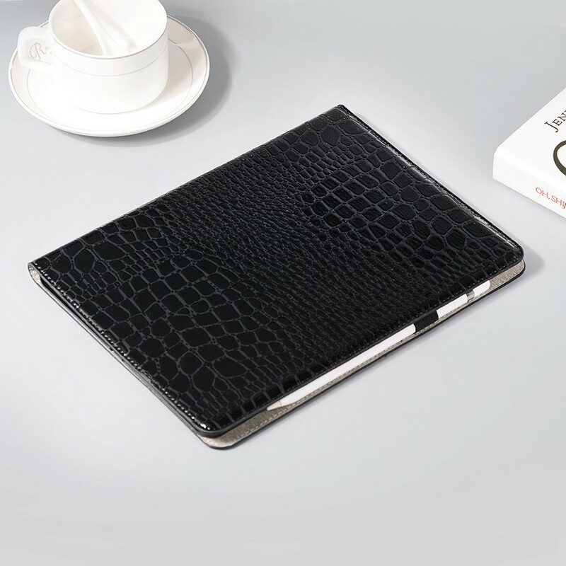 Flip Case Für iPad Pro 12.9" (2020) Krokodilleder