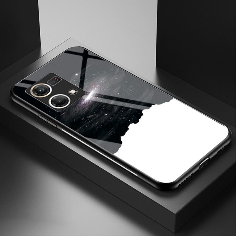 Hülle Für Oppo Reno 7 Muster Aus Gehärtetem Glas