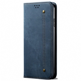 Schutzhülle Für Oppo Reno 7 Flip Case Denim-stoff