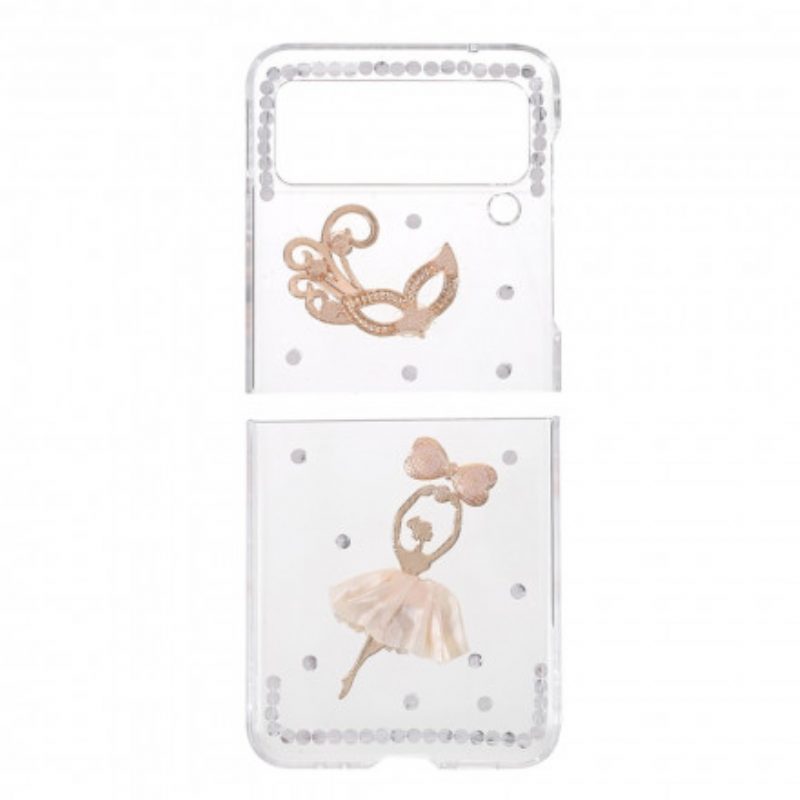 Handyhülle Für Samsung Galaxy Z Flip 3 5G Flip Case Edelsteintänzer