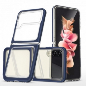 Handyhülle Für Samsung Galaxy Z Flip 3 5G Flip Case Hybride Farbige Kanten