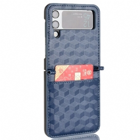 Handyhülle Für Samsung Galaxy Z Flip 3 5G Flip Case Kartenhalter Im 3d-design