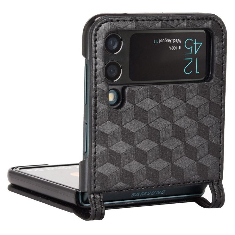 Handyhülle Für Samsung Galaxy Z Flip 3 5G Flip Case Kartenhalter Im 3d-design