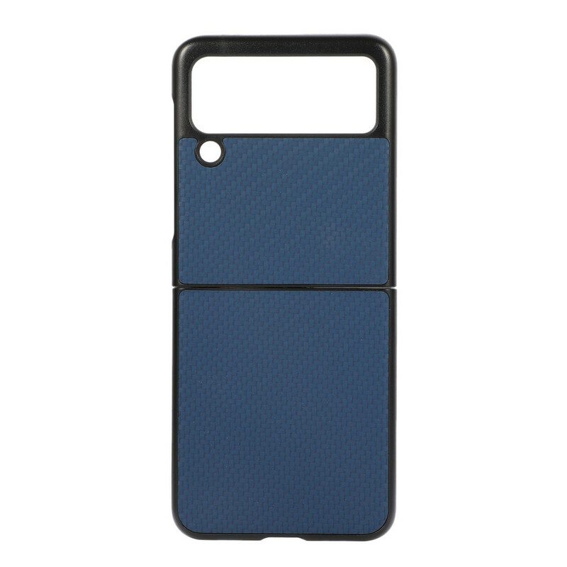 Handyhülle Für Samsung Galaxy Z Flip 3 5G Flip Case Kohlefaser