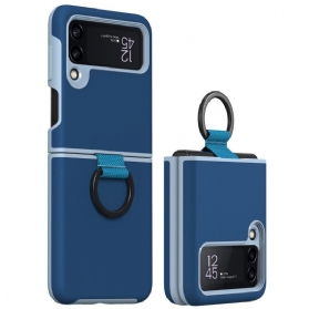 Handyhülle Für Samsung Galaxy Z Flip 3 5G Flip Case Ringunterstützungsdesign Gkk