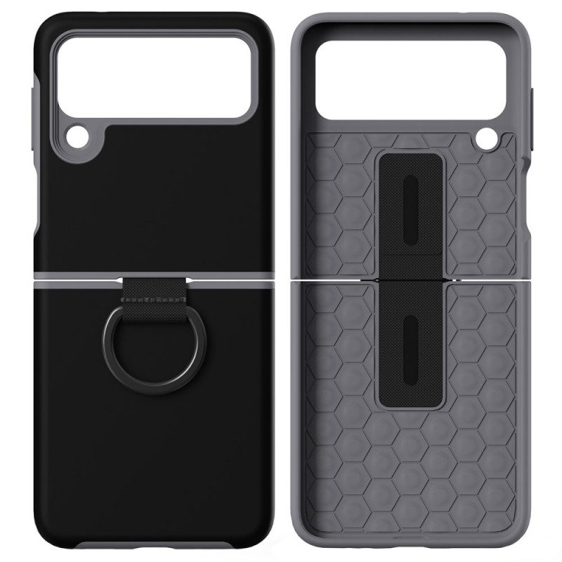 Handyhülle Für Samsung Galaxy Z Flip 3 5G Flip Case Ringunterstützungsdesign Gkk