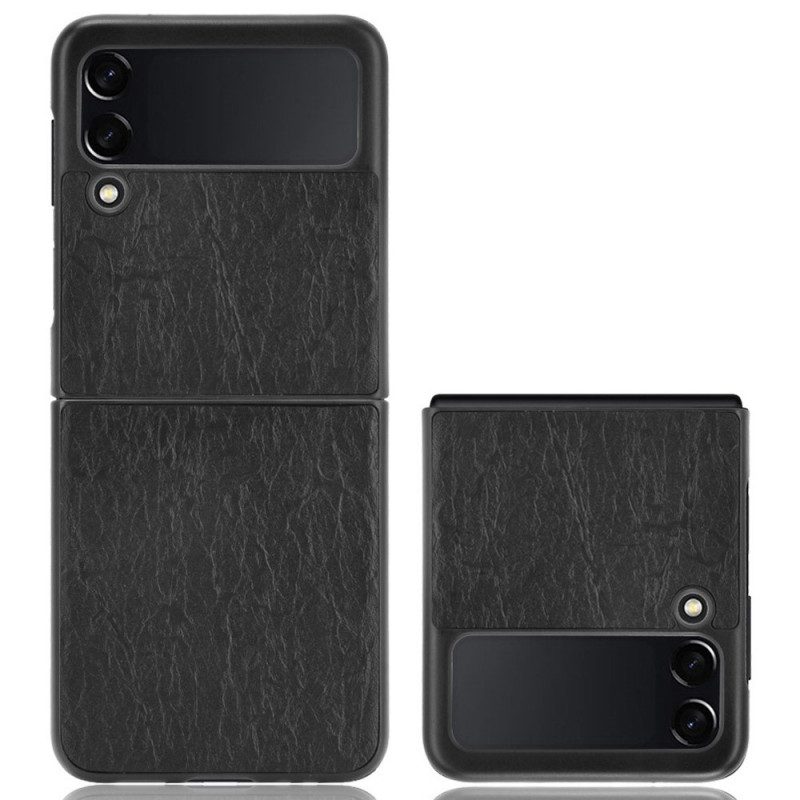 Hülle Für Samsung Galaxy Z Flip 3 5G Flip Case Designer-ledereffekt