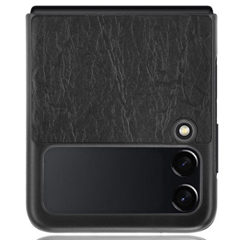 Hülle Für Samsung Galaxy Z Flip 3 5G Flip Case Designer-ledereffekt